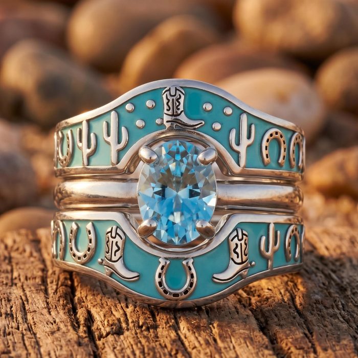 Lucky Rodeo Ring - Aquamarine 1
