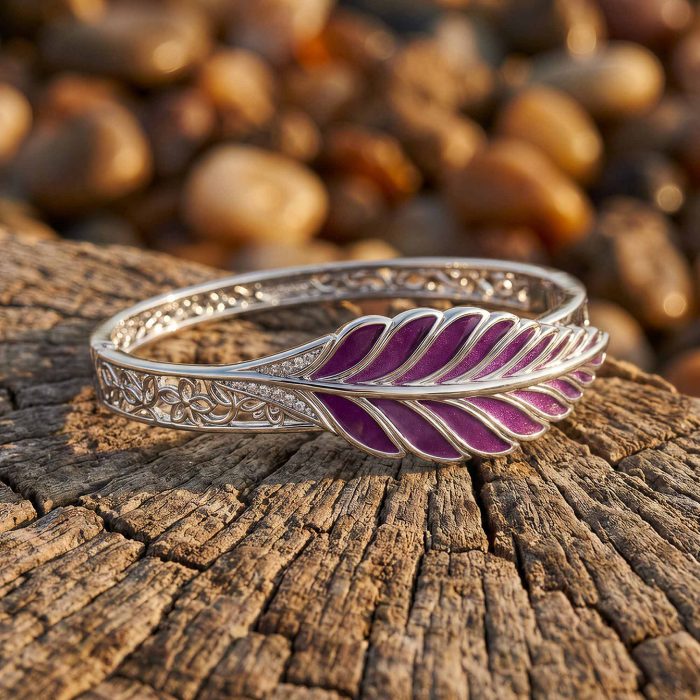 Mesa Quill Bracelet - Purple 1
