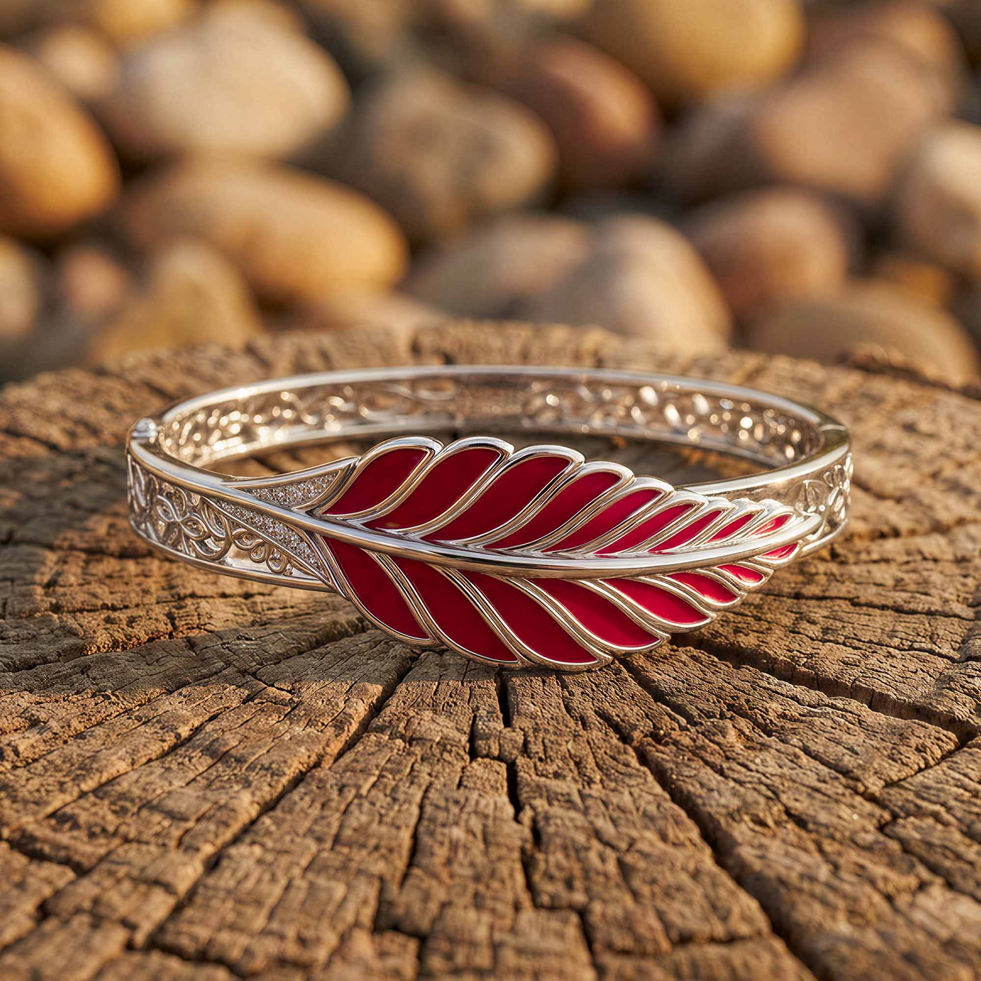 Mesa Quill Bracelet - Red 1