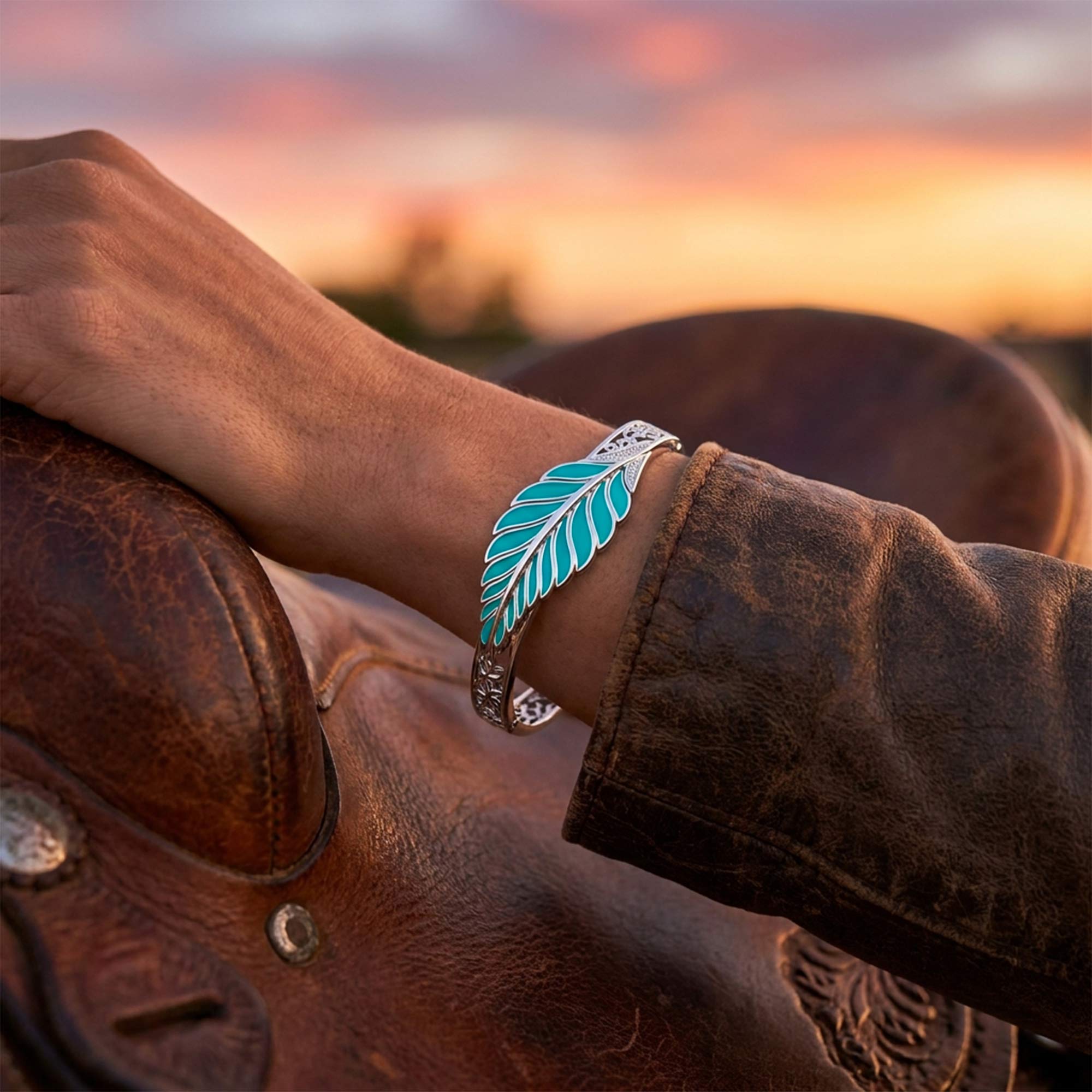 Mesa Quill Bracelet - Turquoise 4