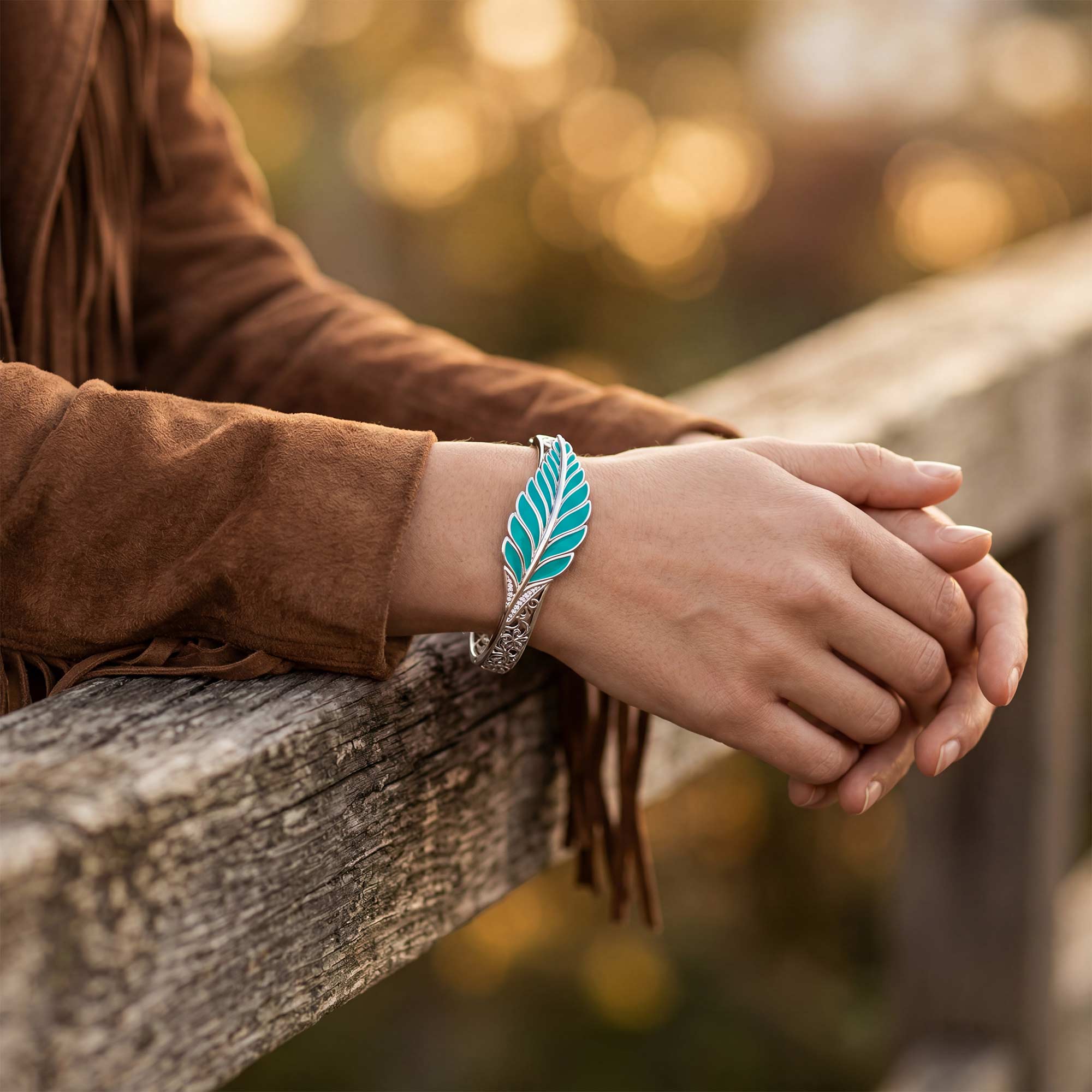 Mesa Quill Bracelet - Turquoise 2