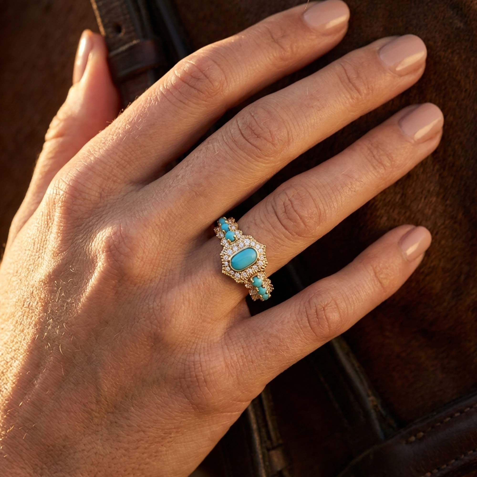 Oasis Treasure Ring - Turquoise 2