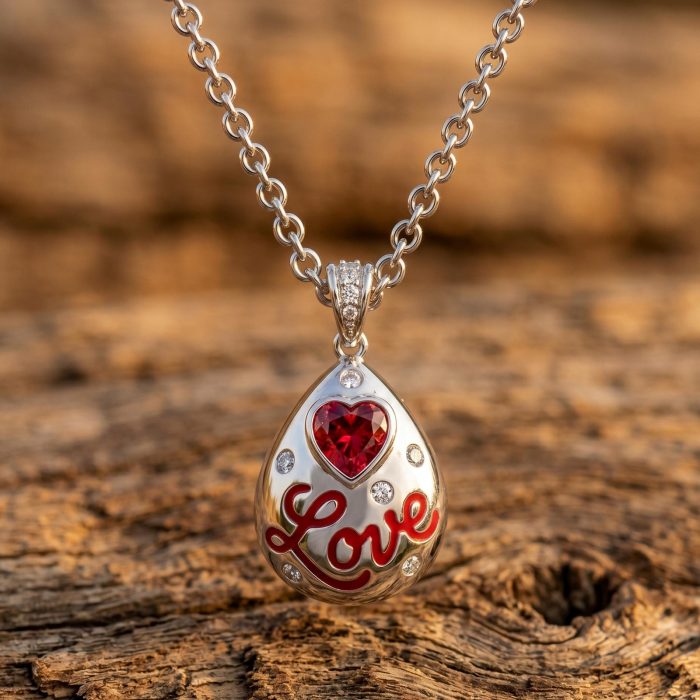 Promise Love Necklace - Ruby 1