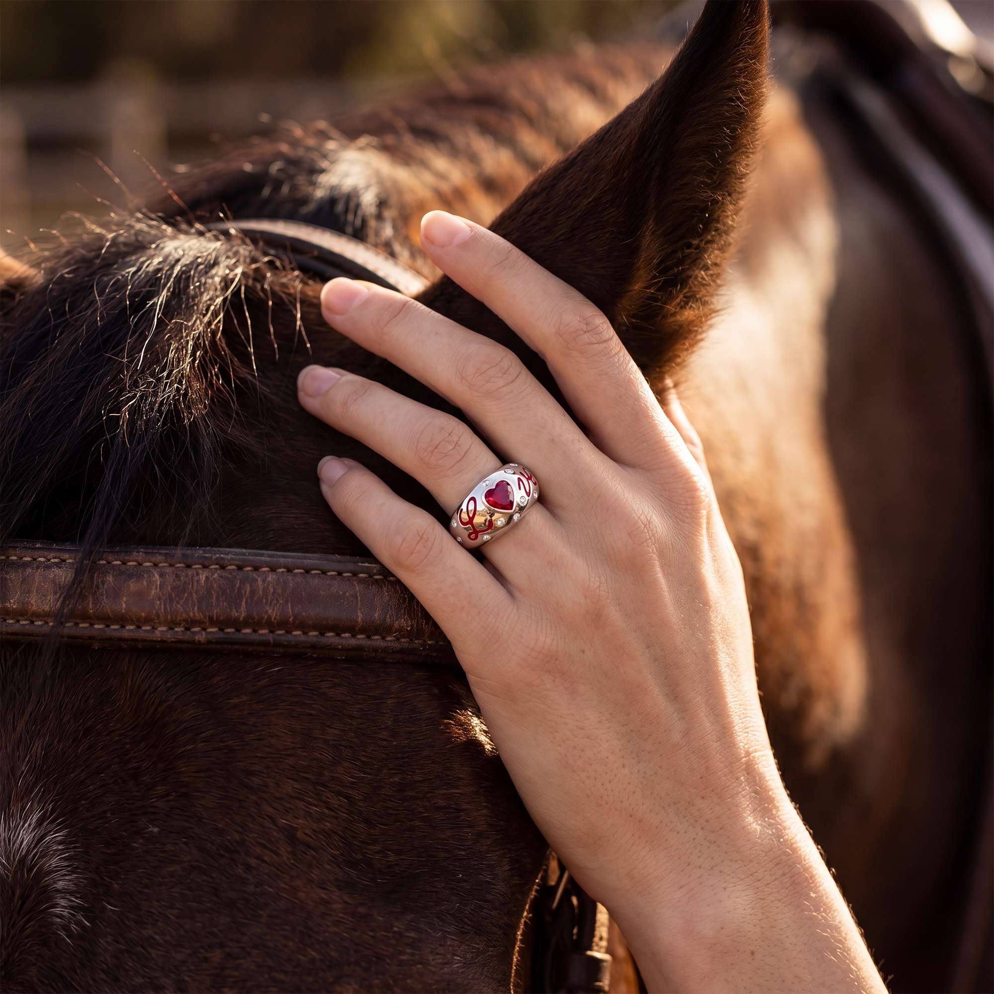 Promise Love Ring - Ruby 2