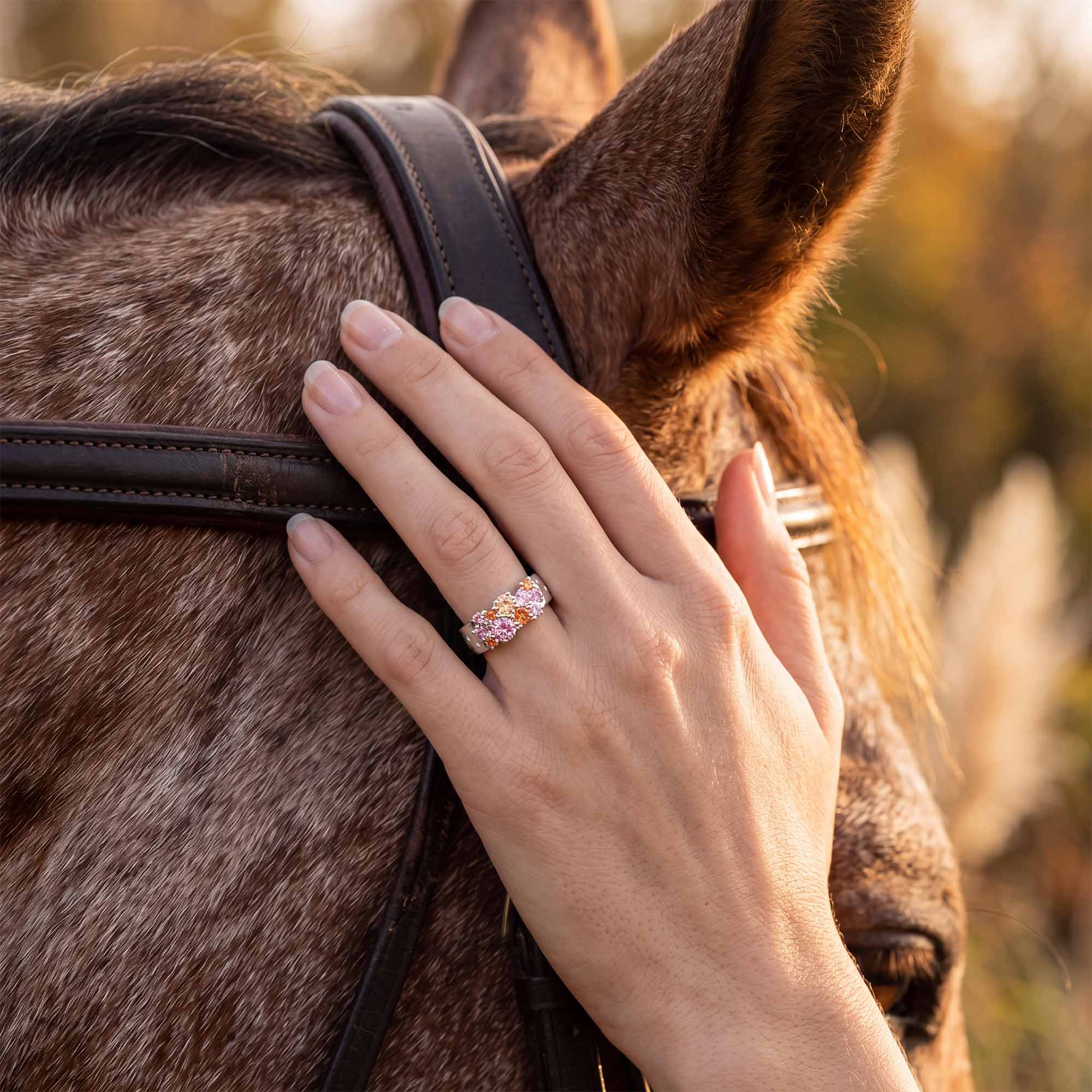 Reef Reverie Ring - Rose Quartz 2