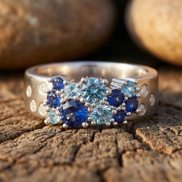Reef Reverie Ring - Sapphire & Aquamarine 1