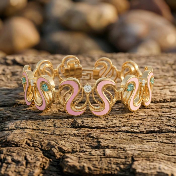 River Muse Bracelet - Pink 1