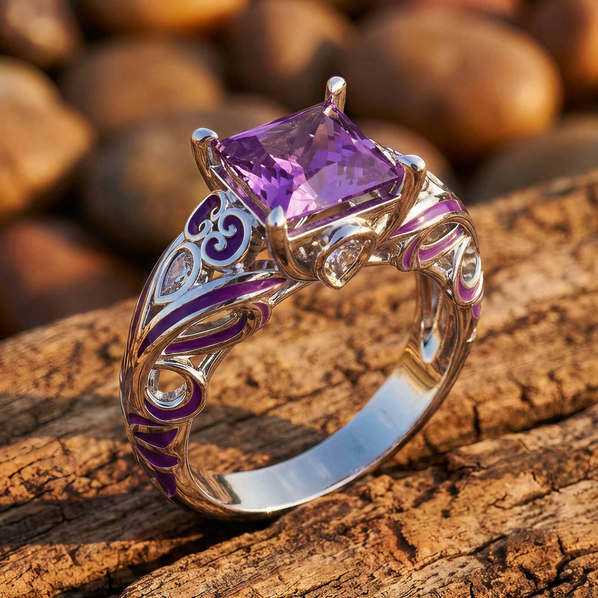 Rosemary's Loyalty Ring - Amethyst 1