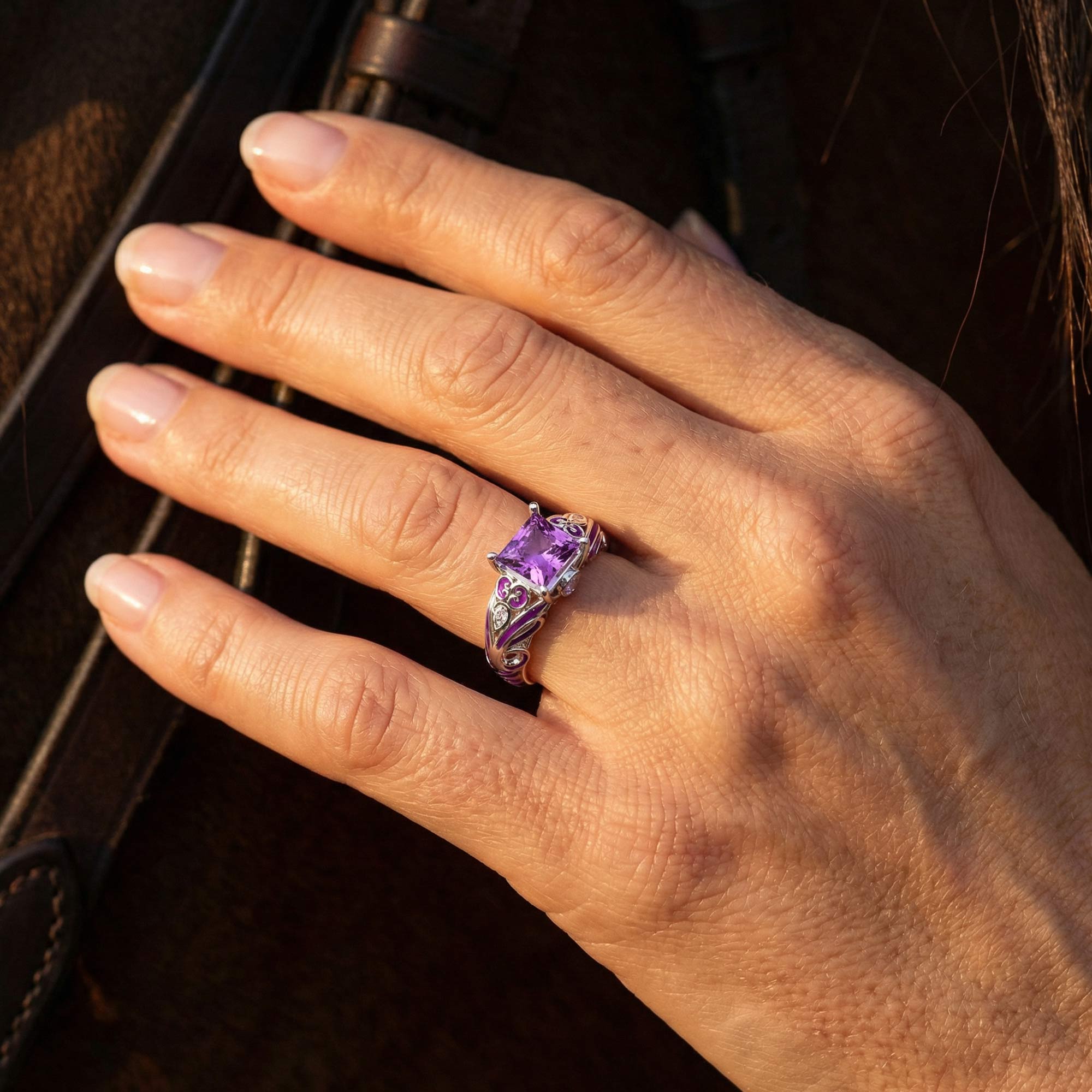 Rosemary's Loyalty Ring - Amethyst 4