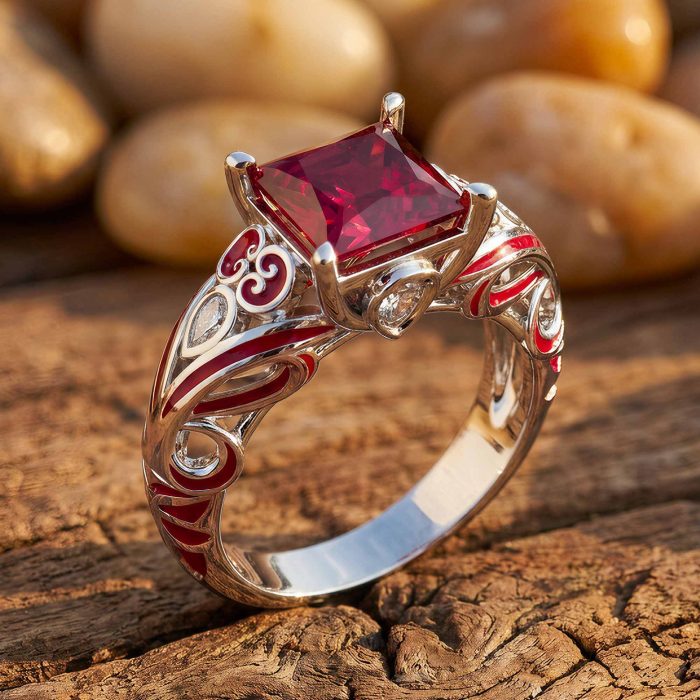 Rosemary's Loyalty Ring - Ruby 1
