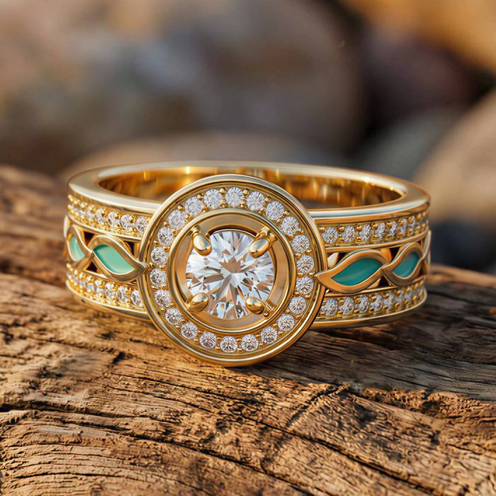 Shining Rodeo Ring - Moissanite 1