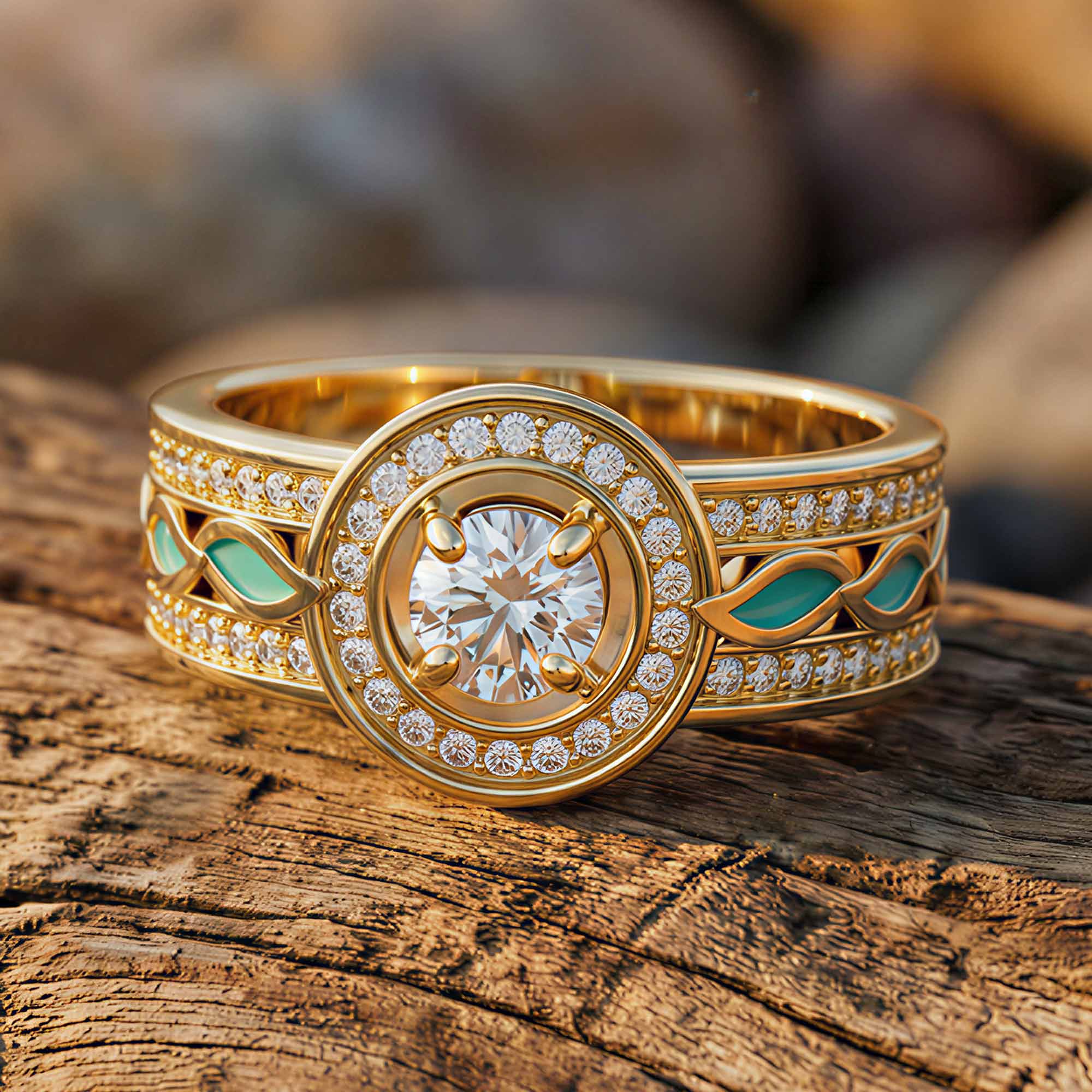 Shining Rodeo Ring - Moissanite 1