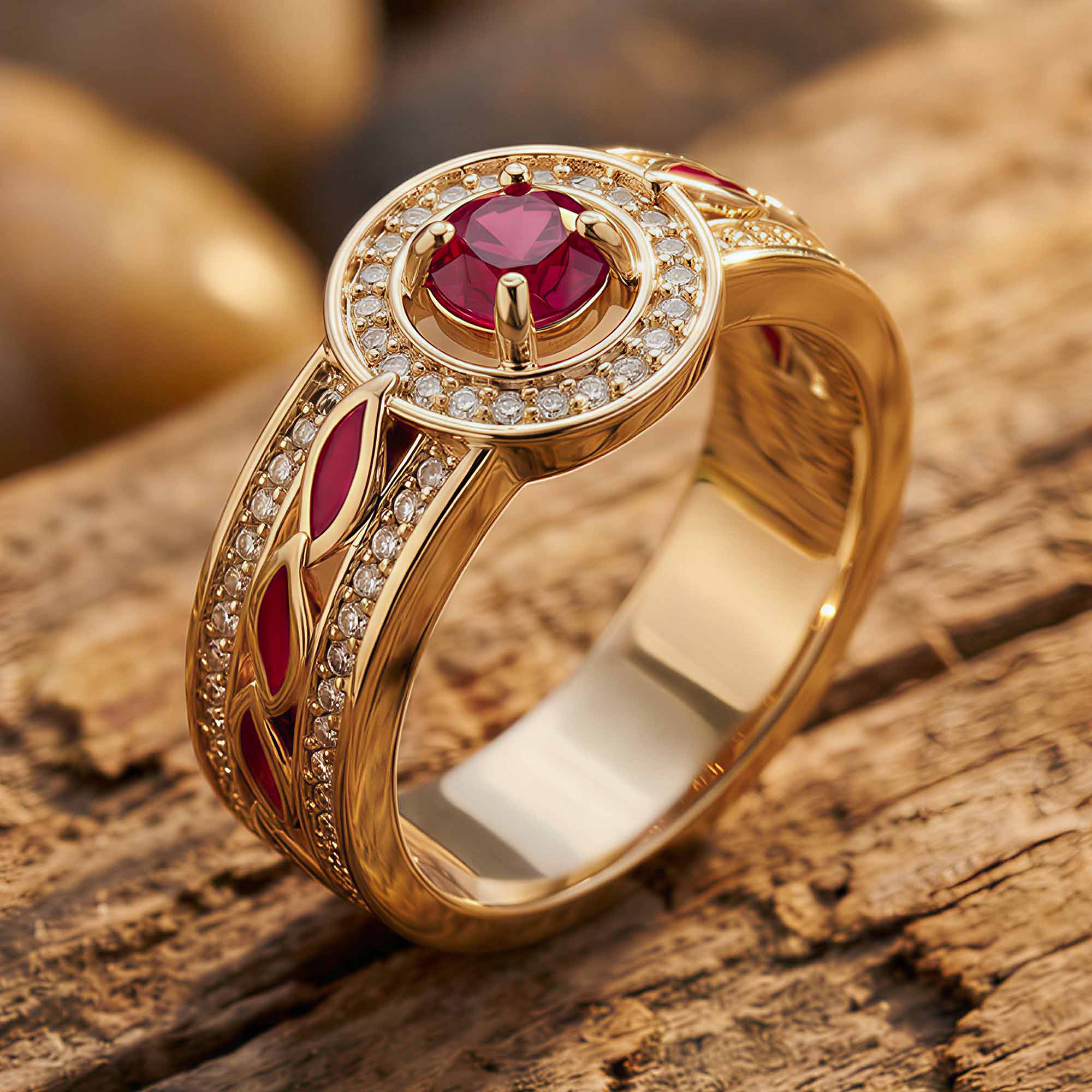 Shining Rodeo Ring - Ruby & Red 3
