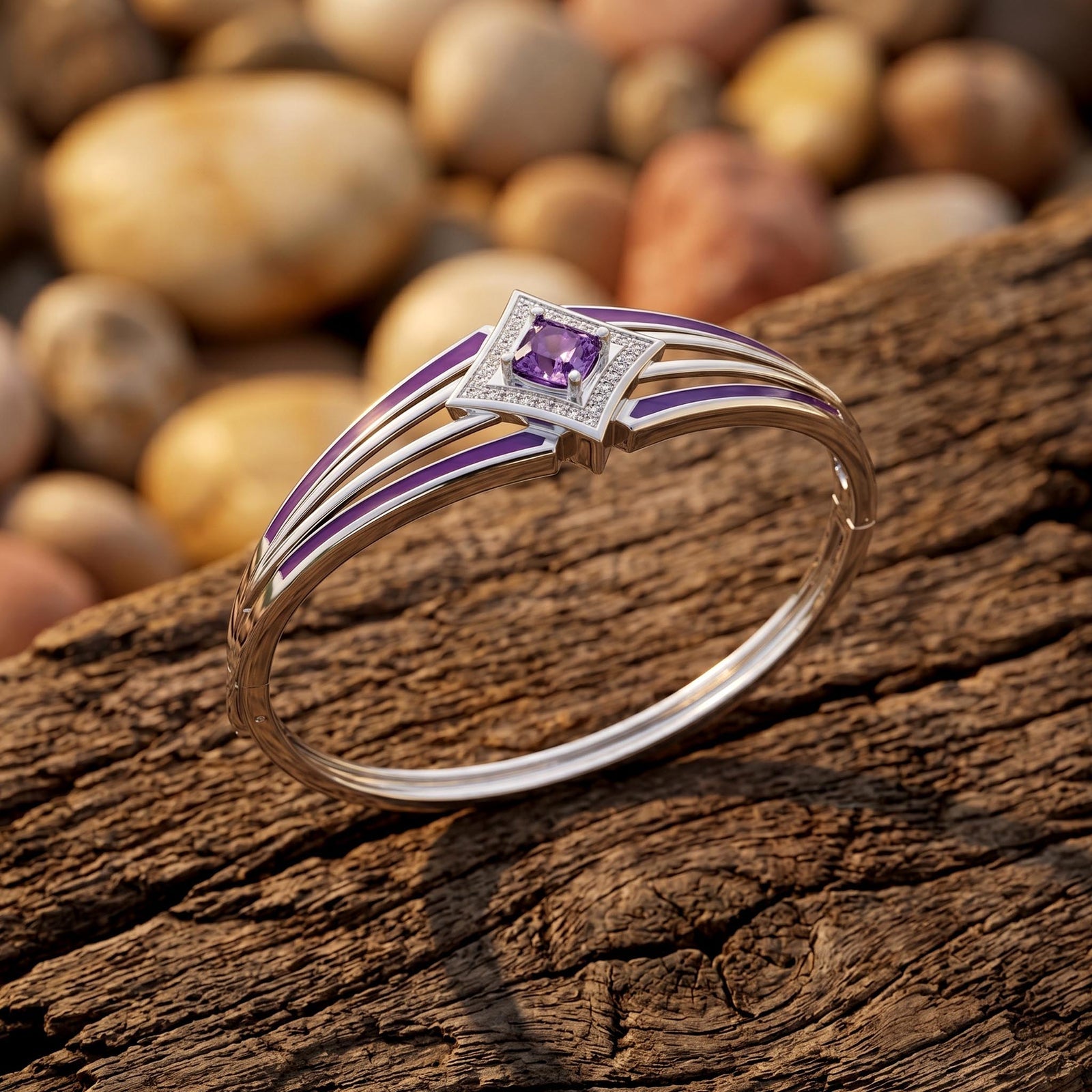 Soulful Waters Bracelet - Amethyst 3