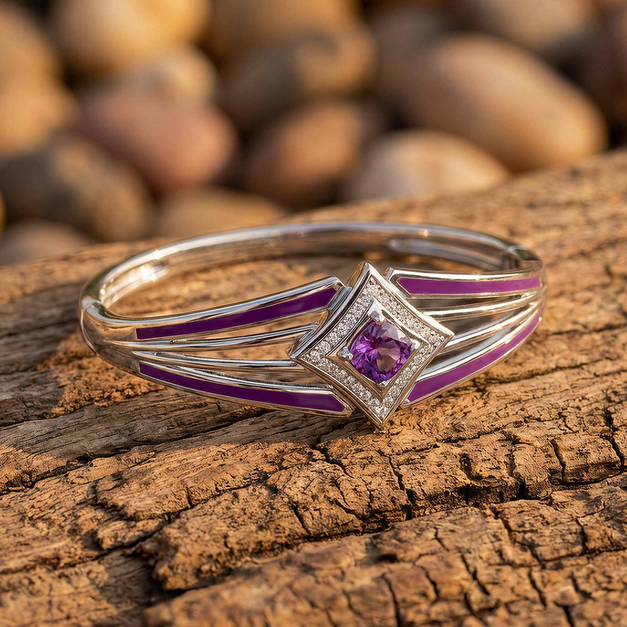 Soulful Waters Bracelet - Amethyst 1