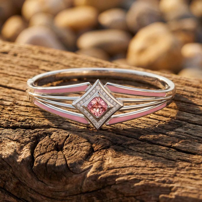 Soulful Waters Bracelet - Rose Quartz 1
