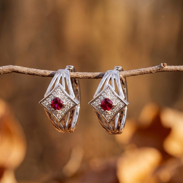 Soulful Waters Earrings - Ruby 1