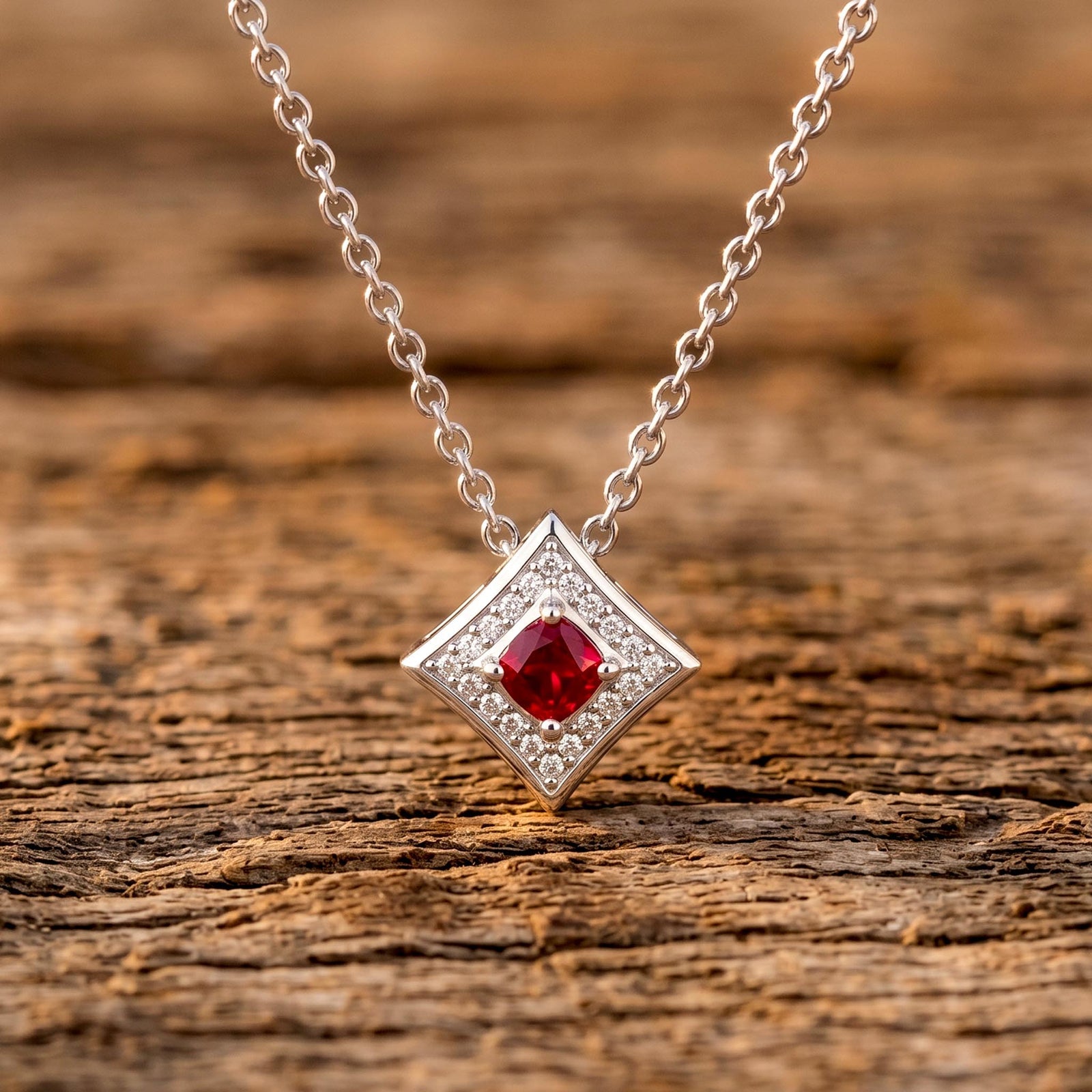 Soulful Waters Necklace - Ruby 1