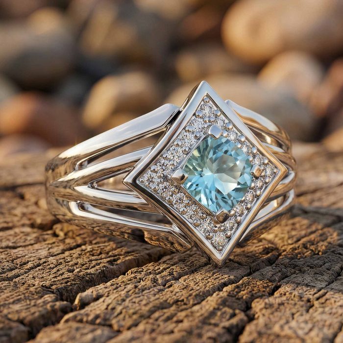 Soulful Waters Ring - Aquamarine 1