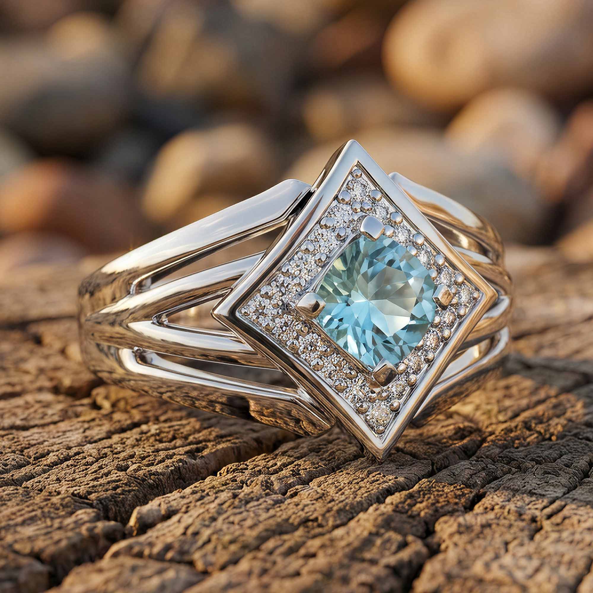 Soulful Waters Ring - Aquamarine 1