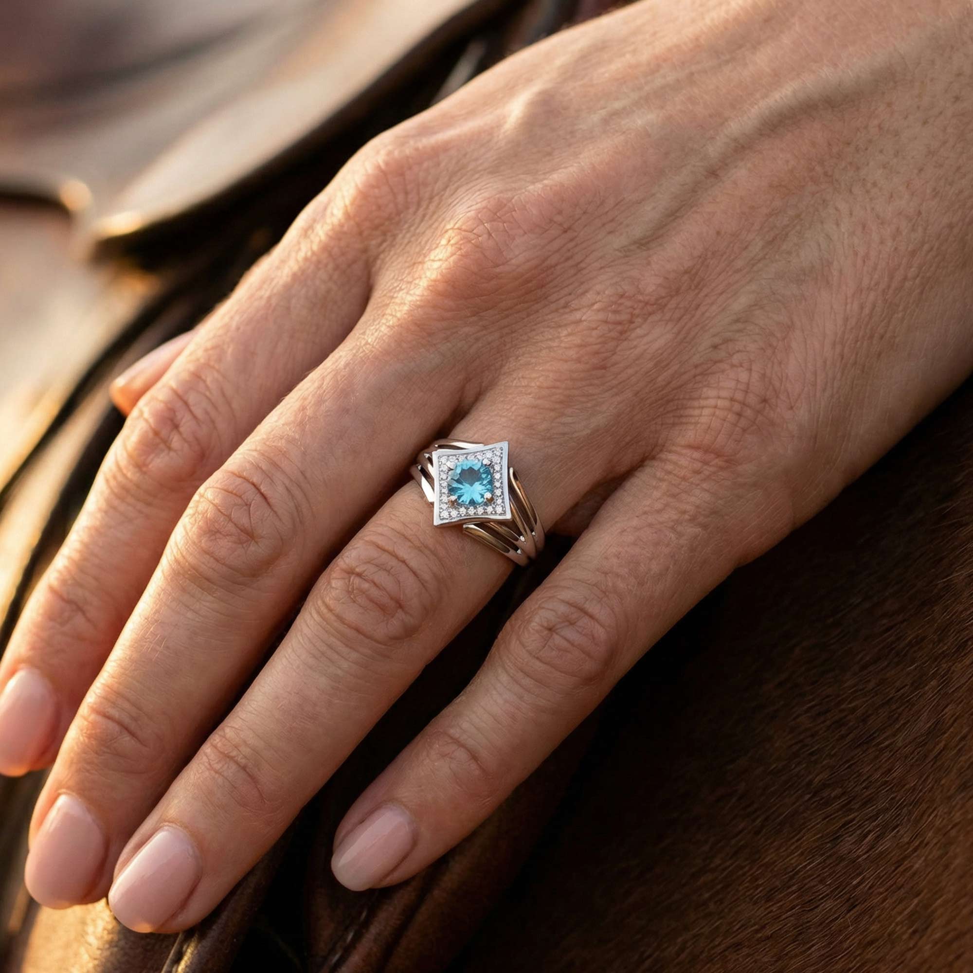 Soulful Waters Ring - Aquamarine 2