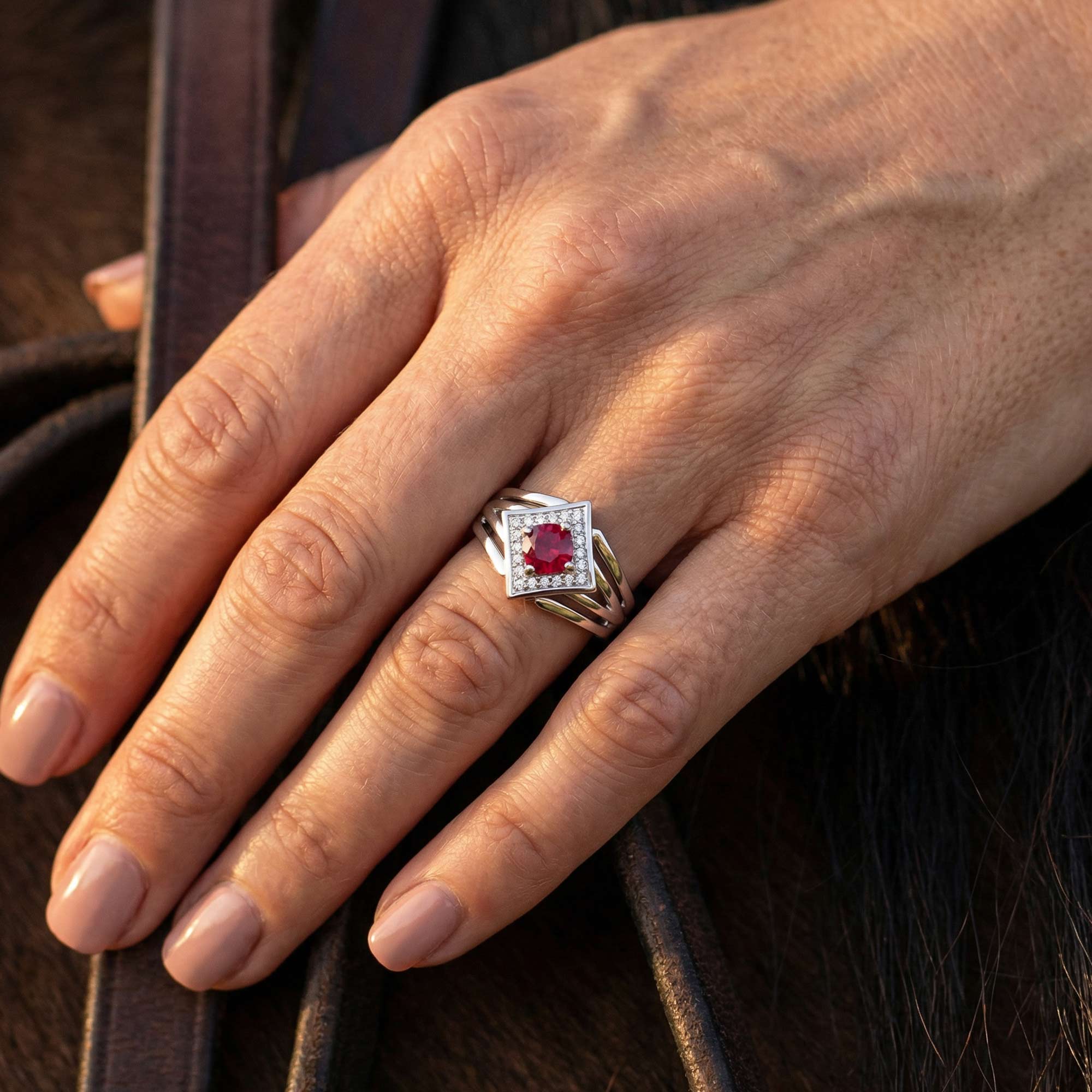 Soulful Waters Ring - Ruby 2