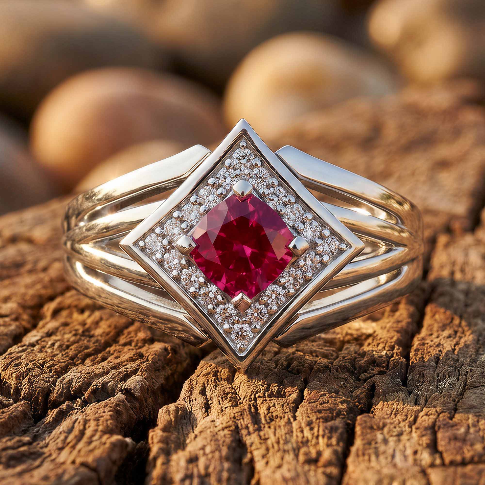 Soulful Waters Ring - Ruby 1