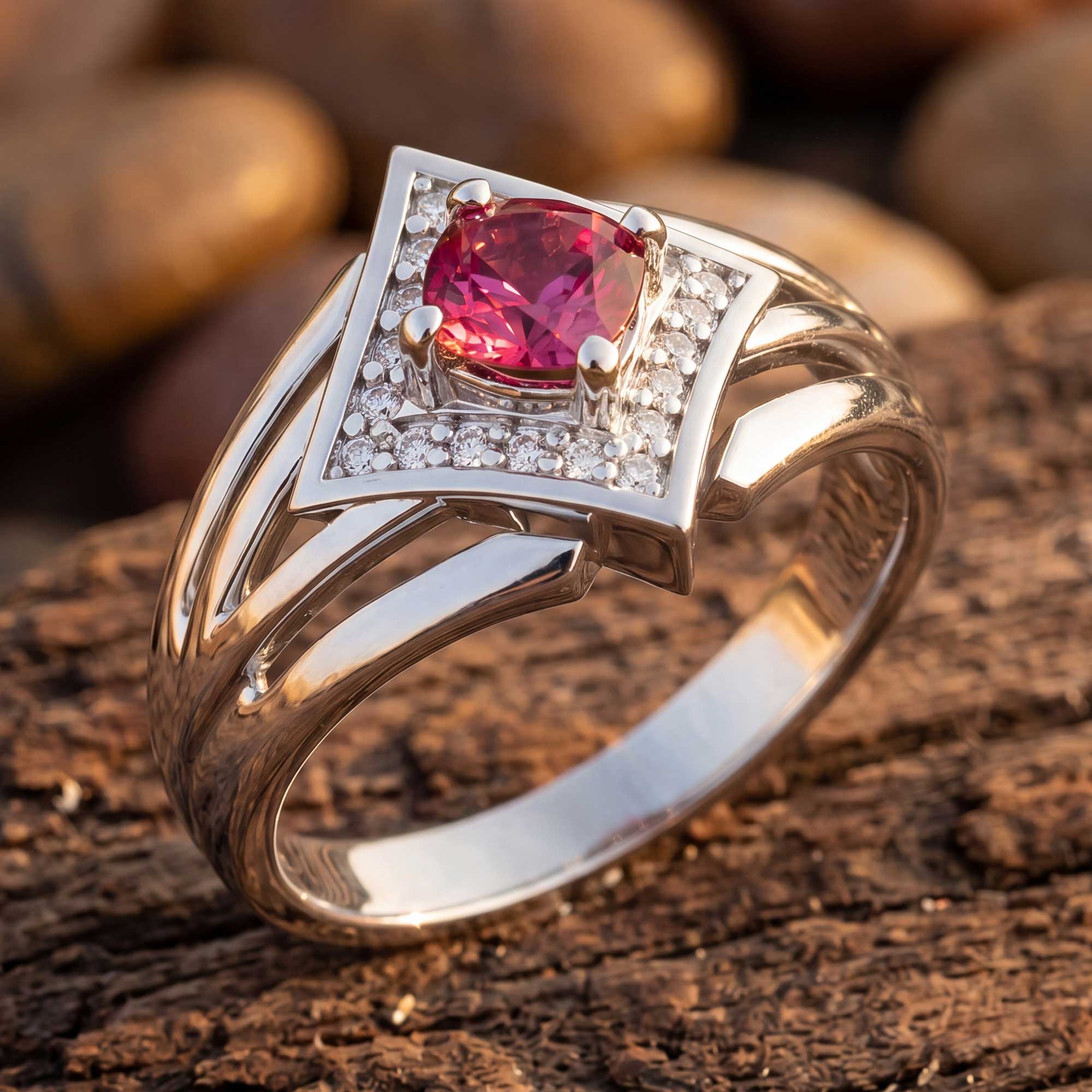 Soulful Waters Ring - Ruby 3