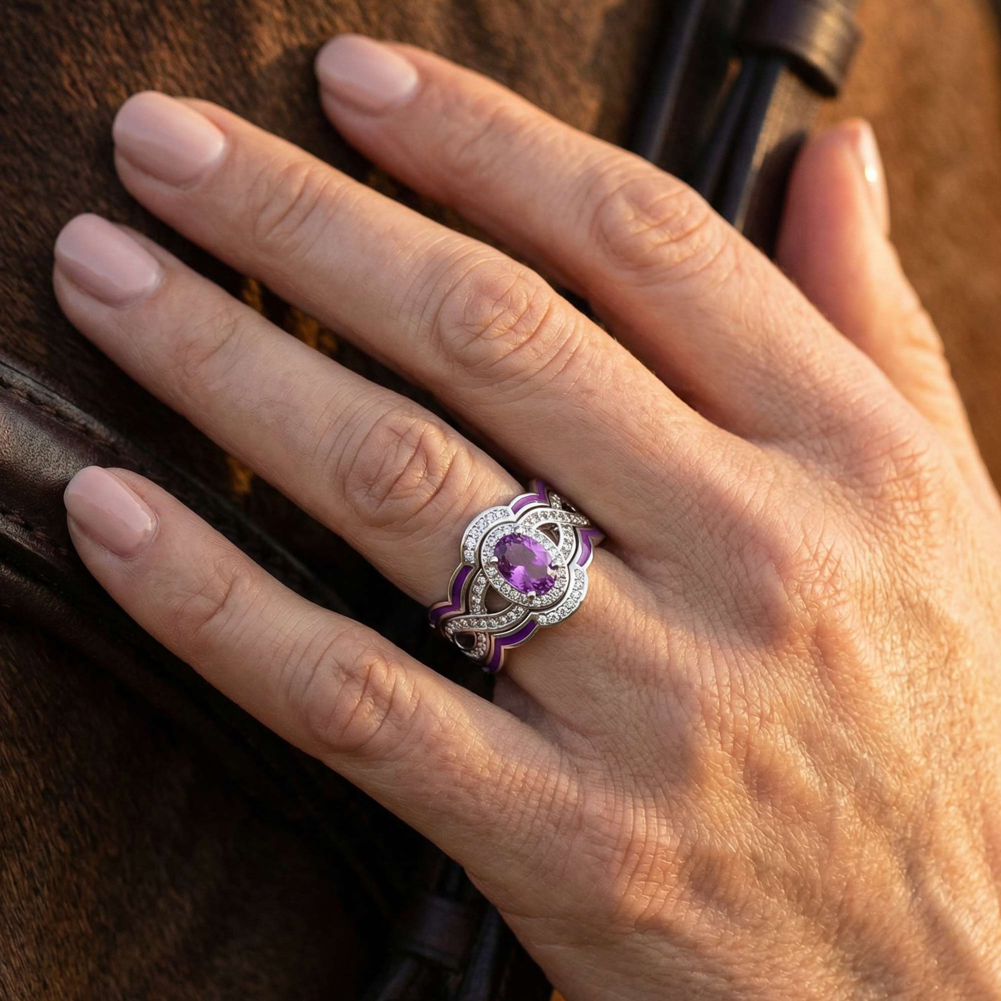 Sunset Canyons Ring - Amethyst 4