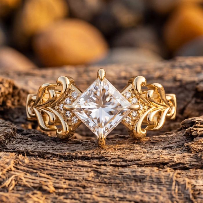 Sunspire Glow Ring - Moissanite 1