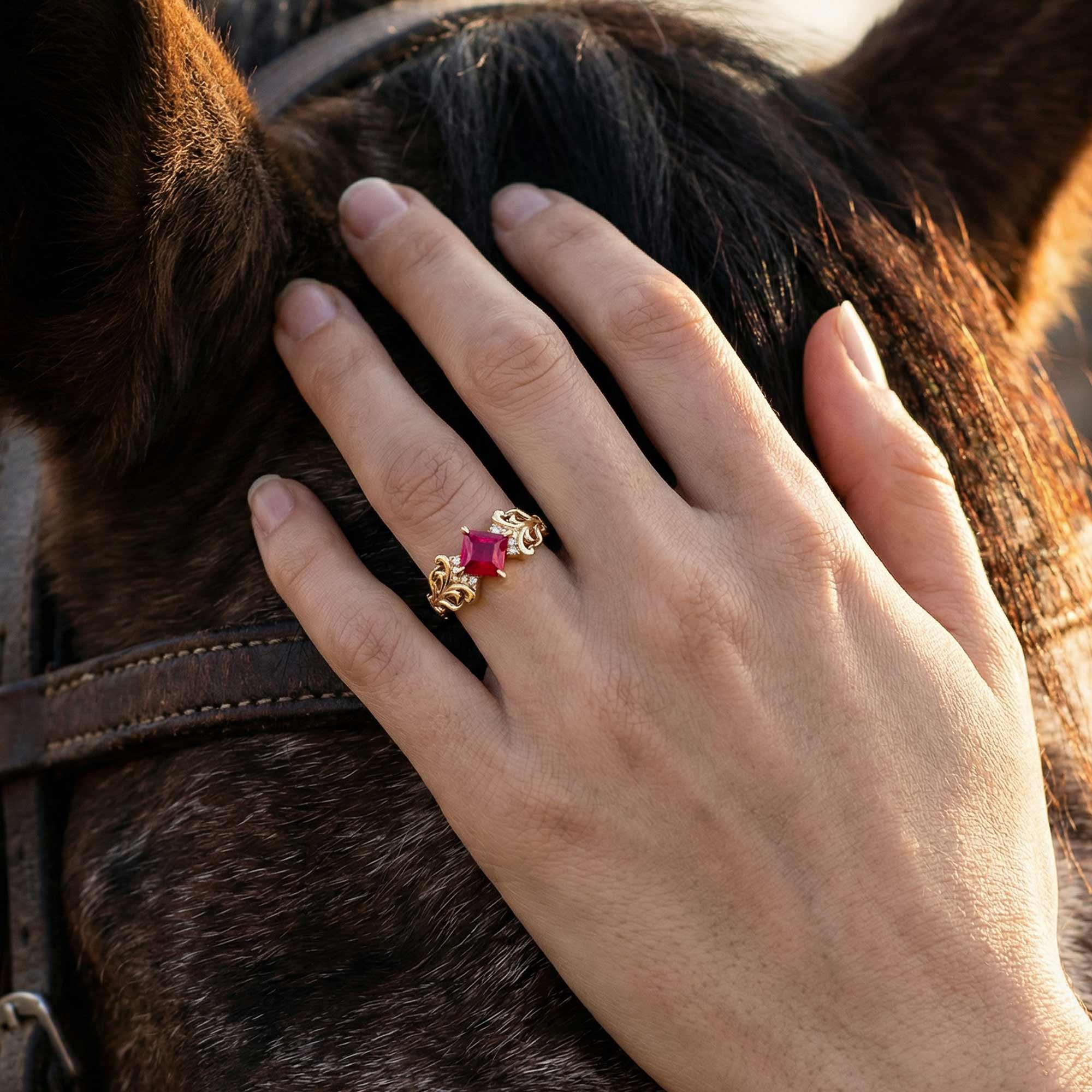 Sunspire Glow Ring - Ruby 2