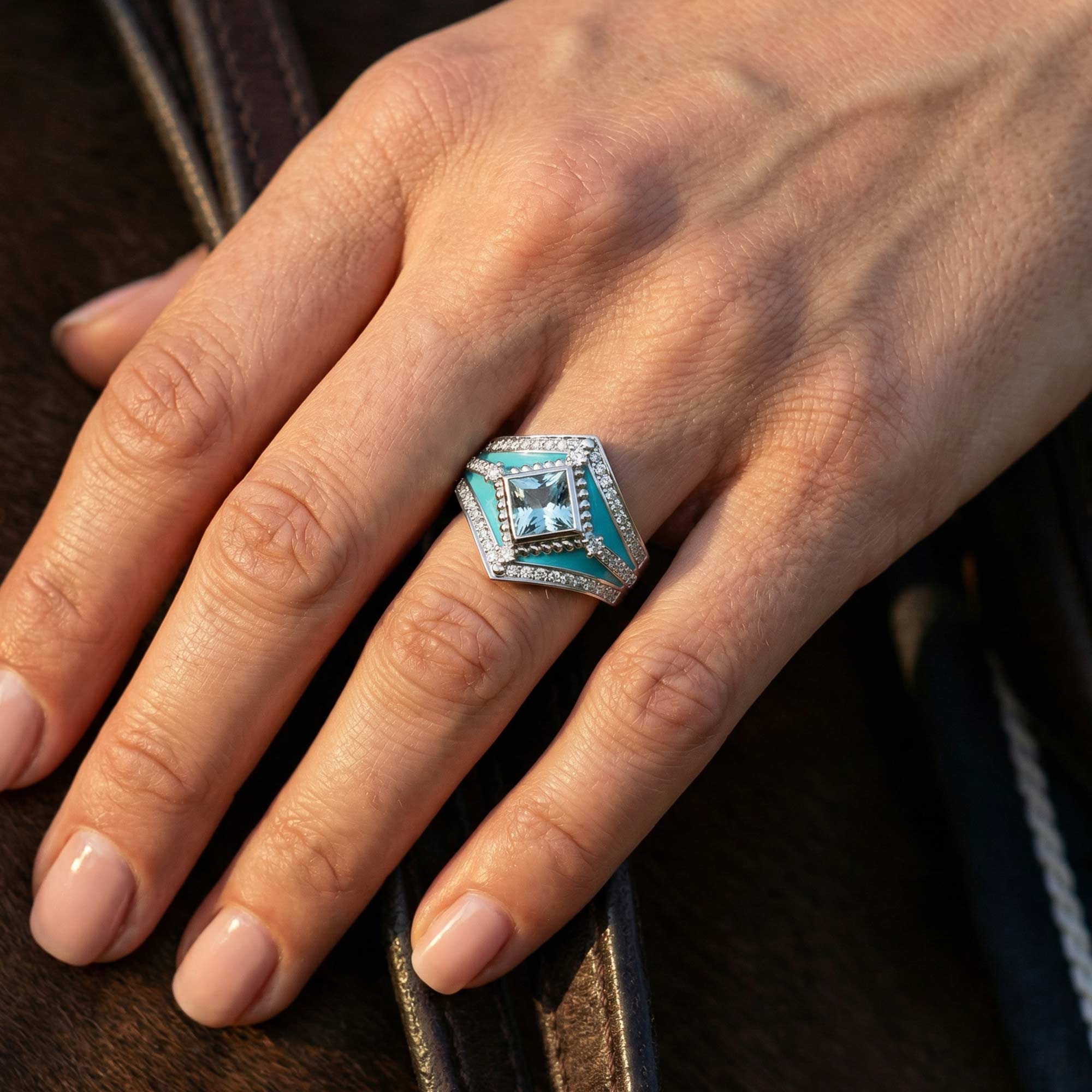 Wild Heart Ring - Aquamarine 4