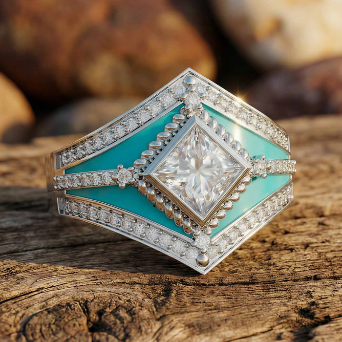 Wild Heart Ring - Moissanite 1