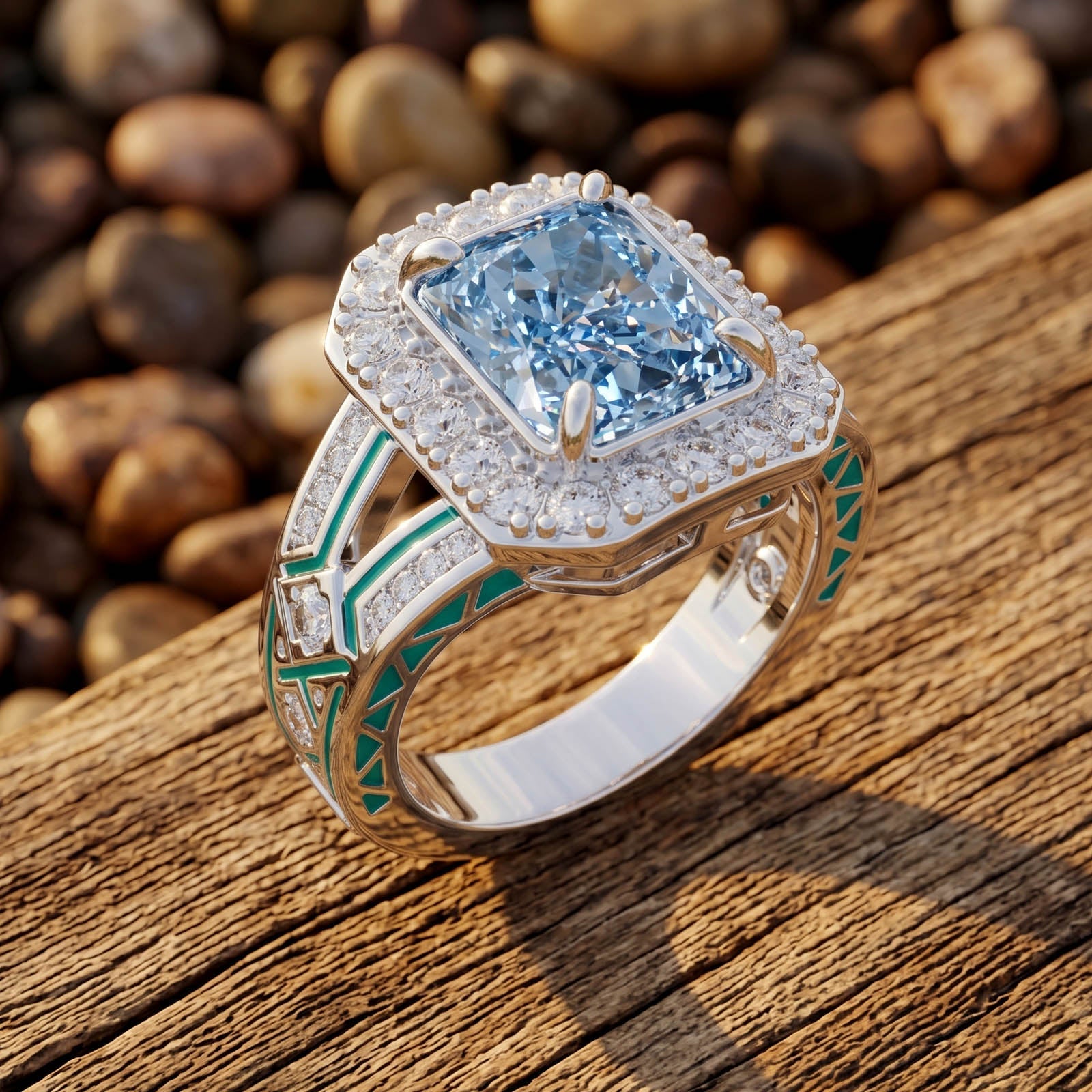 Zyra Core Ring - Aquamarine 3