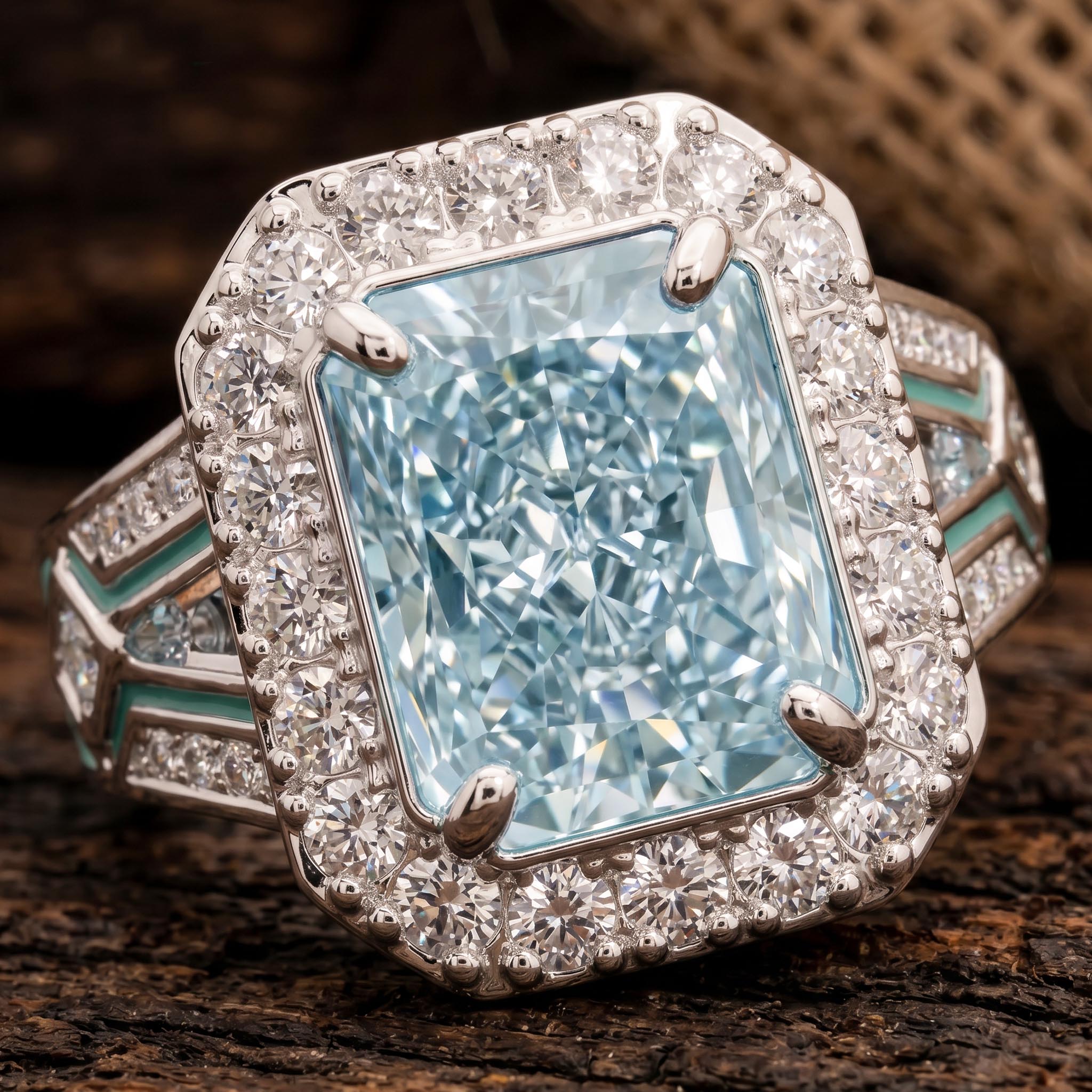 Zyra Core Ring - Aquamarine 4