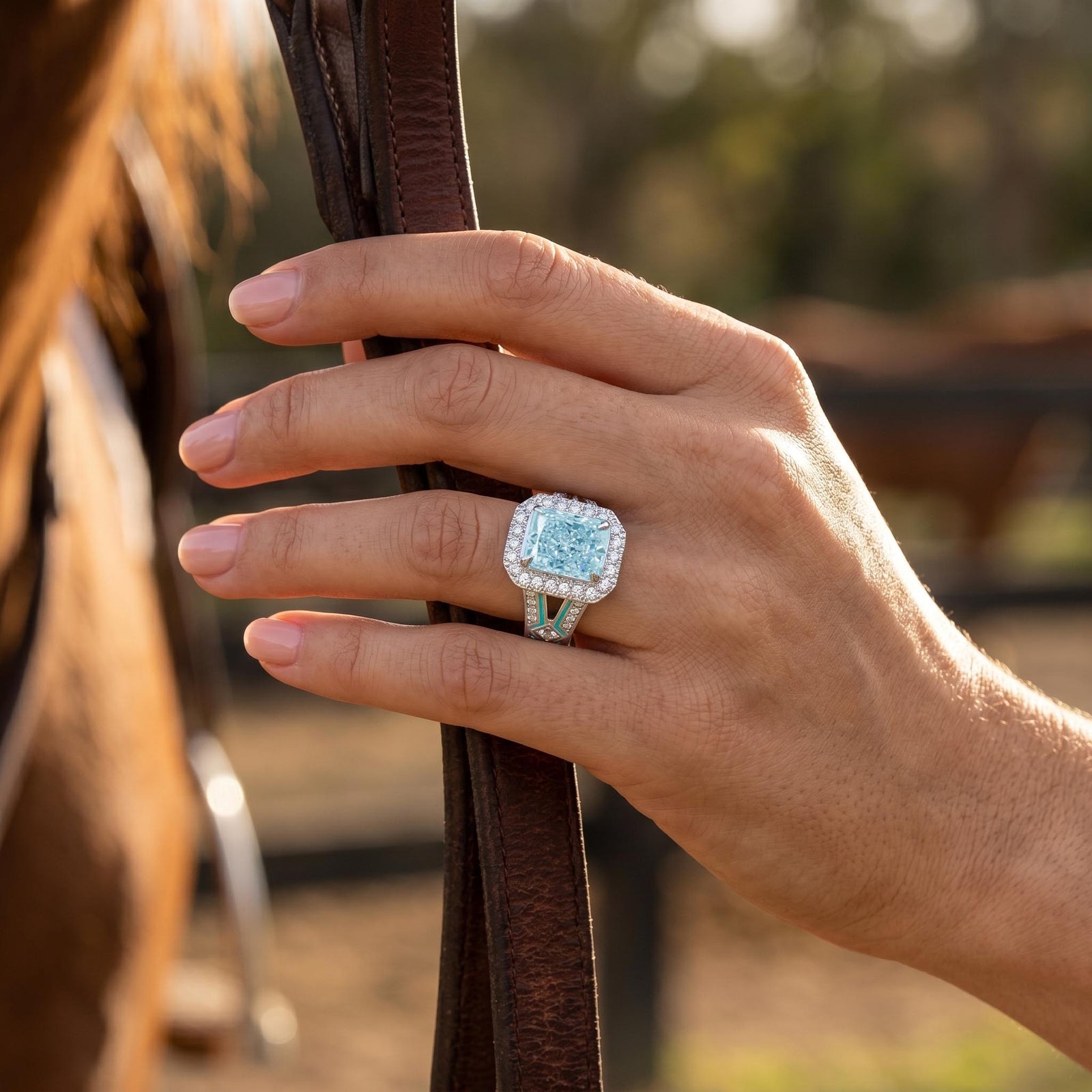 Zyra Core Ring - Aquamarine 2